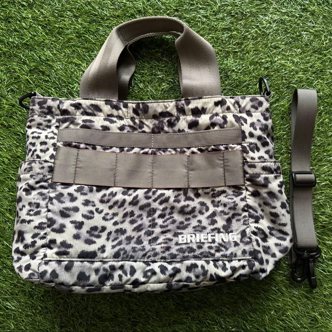 廃盤 ブリーフィング ゴルフ BRIEFING レオパード 豹柄 カートバッグ