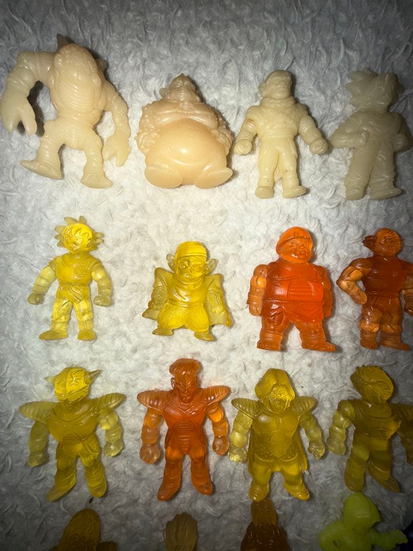 クリア 蛍光　ドラ消し　45体　まとめ売り