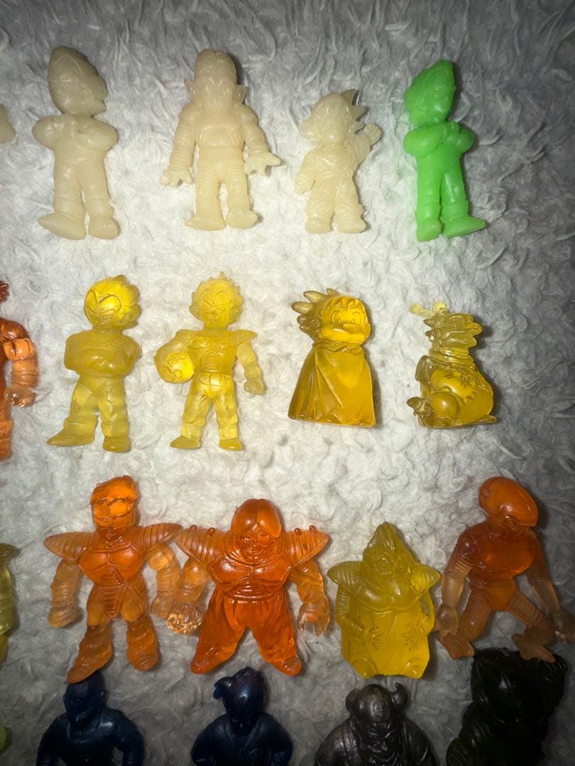 クリア 蛍光　ドラ消し　45体　まとめ売り