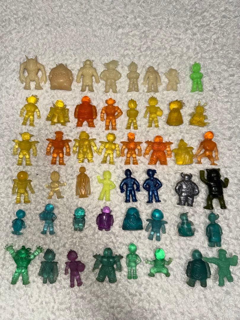 クリア 蛍光　ドラ消し　45体　まとめ売り