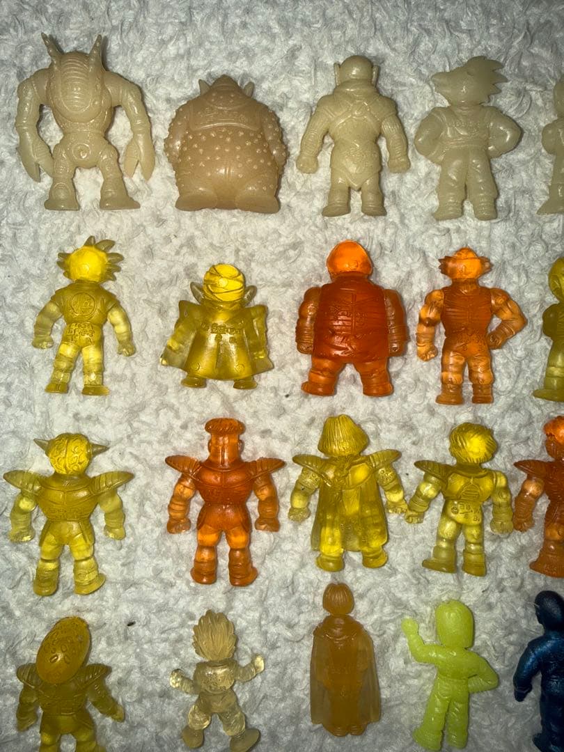 クリア 蛍光　ドラ消し　45体　まとめ売り