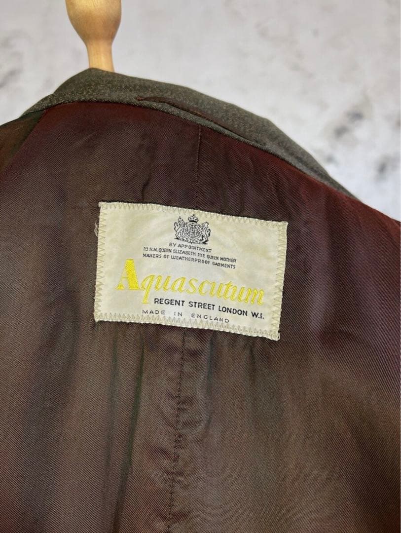 T*y様 【レア美品】Aquascutum 70-80's ウールコットン ラグ - メルカリ