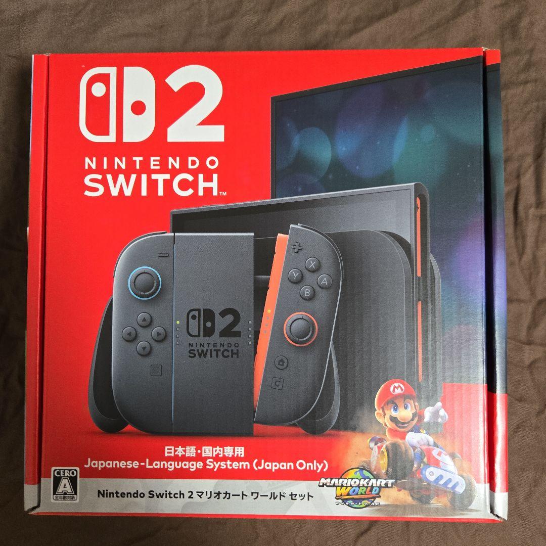 保証書レシート有 Switch2 本体 マリオカートワールドセット - メルカリ