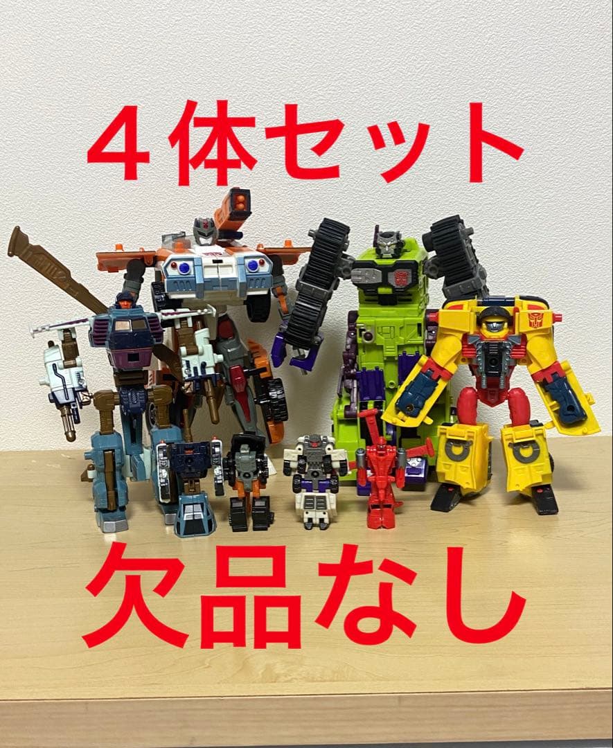 トランスフォーマー マイクロン伝説 4体セット - メルカリ
