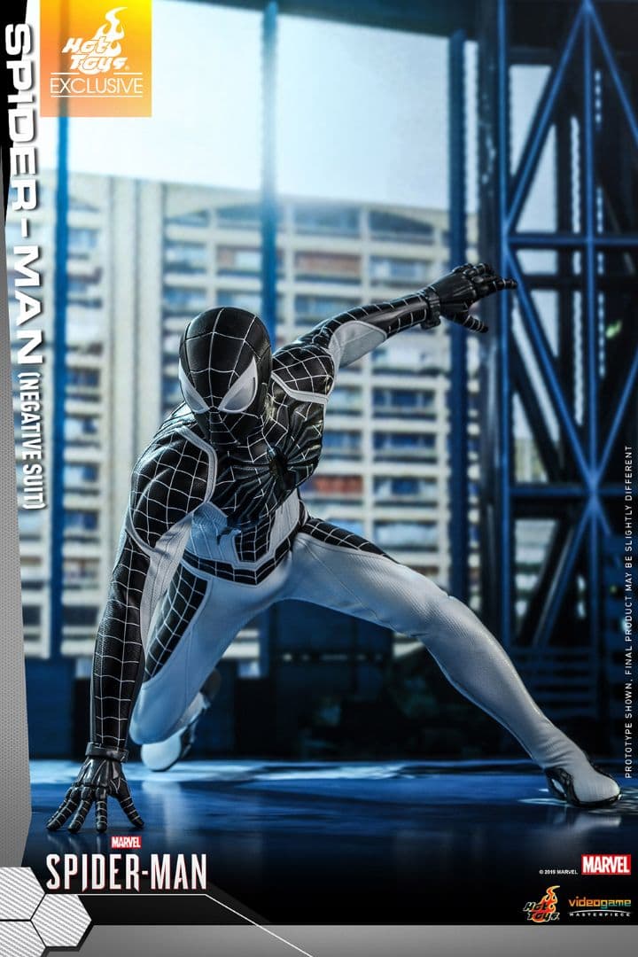 ホットトイズ１／６スケール スパイダーマン ネガティブ・スーツ版