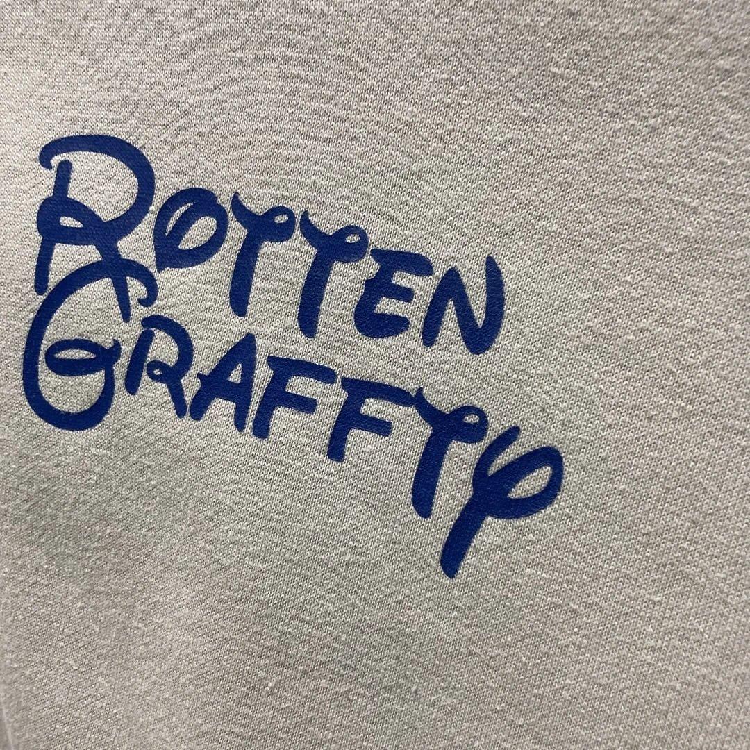 ROTTENGRAFFTY 耳付きジップアップパーカー GRAY XLサイズ