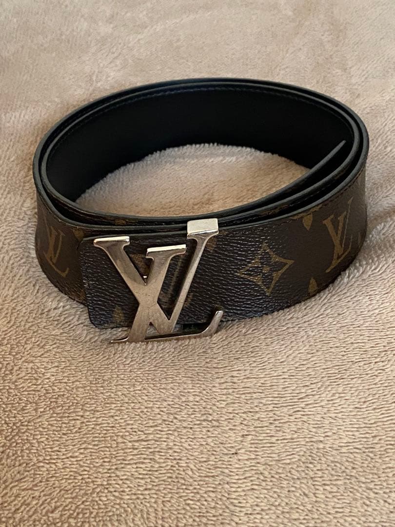 N*様 LOUIS VUITTON モノグラムベルト正規品 ルイ ヴィトン モノグラム ベルト・LVサークル 20MM リバーシブル #75