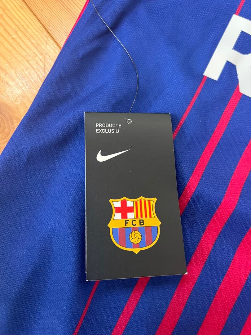 2017-18 FCバルセロナ ホームユニフォーム #10 メッシ／タグ付き