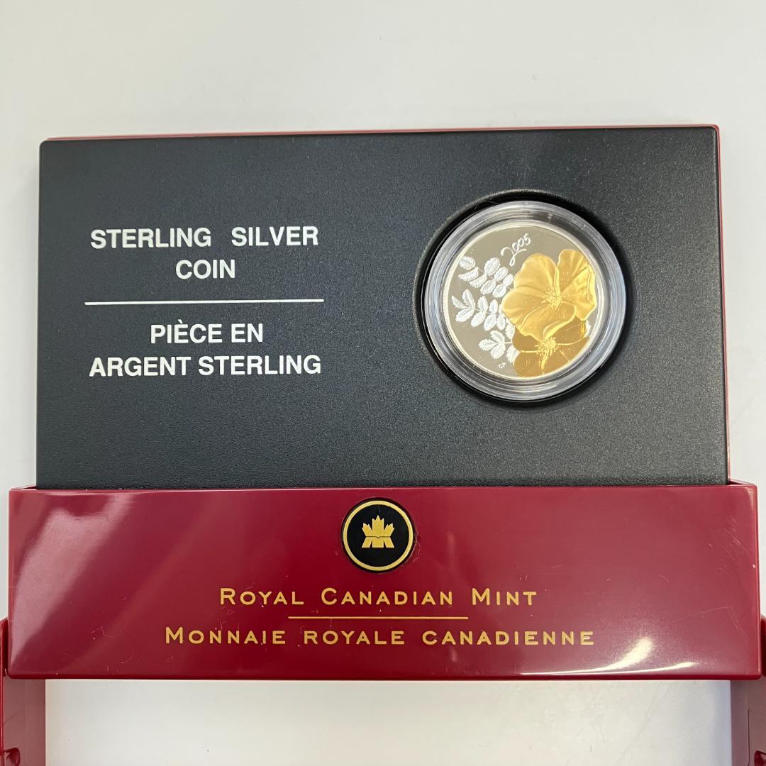 カナダ王立造幣局発行 ゴールデンローズ 50セント銀貨2005年 - メルカリ