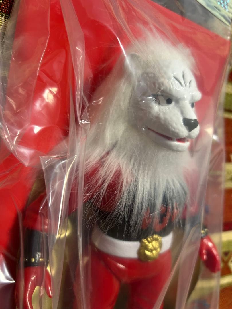 メディコム ・トイ×ピープロレトロソフビ ☆ 快傑ライオン丸（植毛版