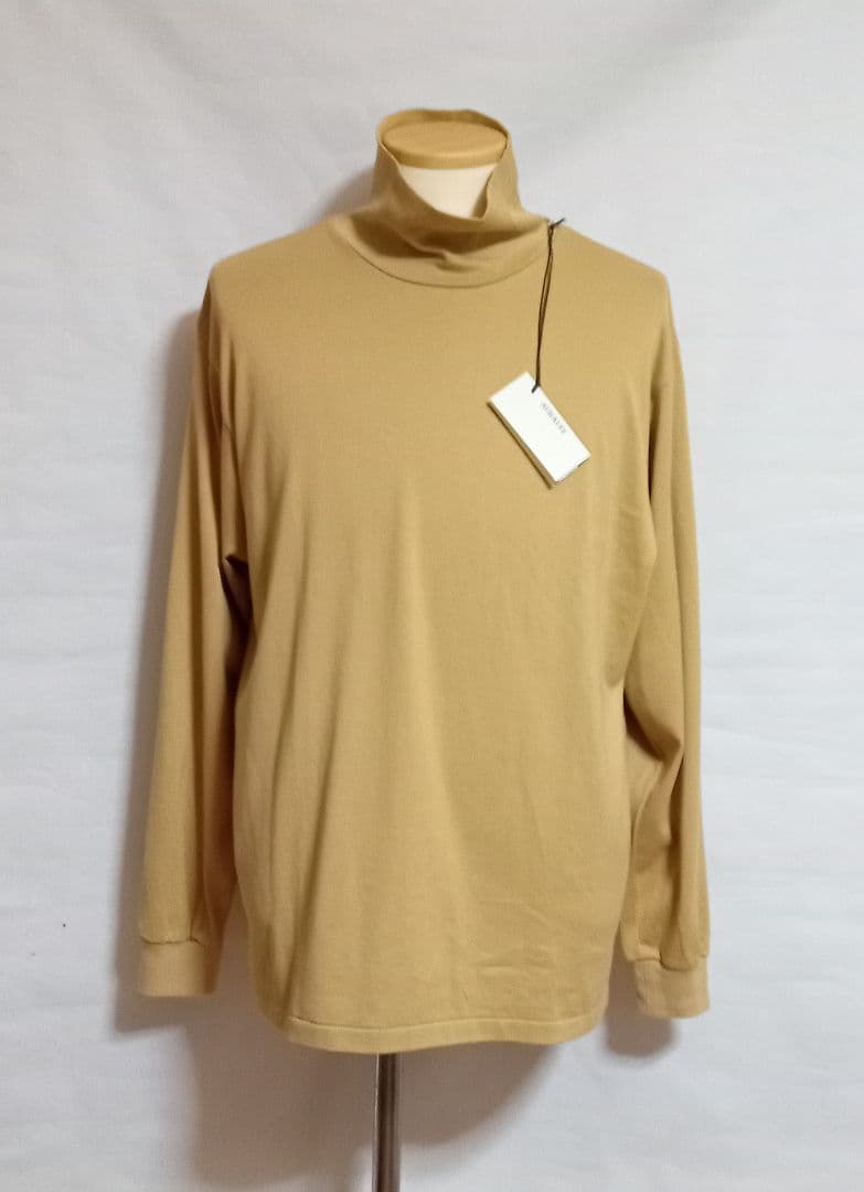 トップス AURALEE LUSTER PLAITING HI NECK L/S TEE AURALEE LUSTER PLAITING HI NECK L/S TEE