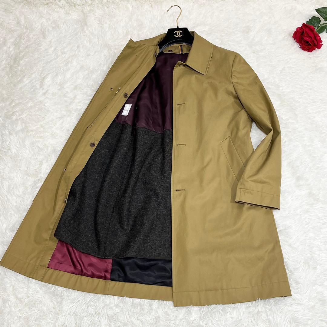 ほぼ未使用✨ ポールスミス ステンカラーコート ライナー ベージュ系