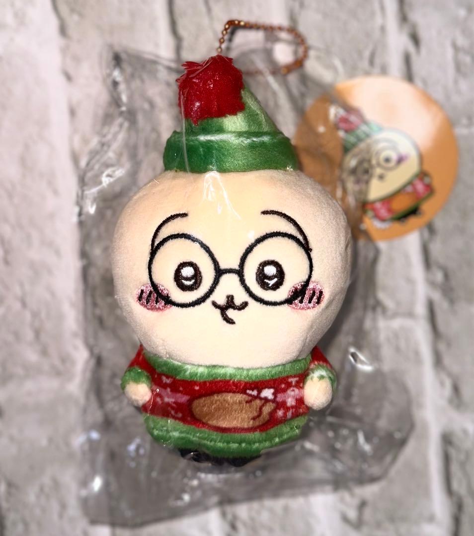 ちいかわ ハッピーホリデーなマスコット ぬいぐるみ ハチワレ うさぎ　クリスマス