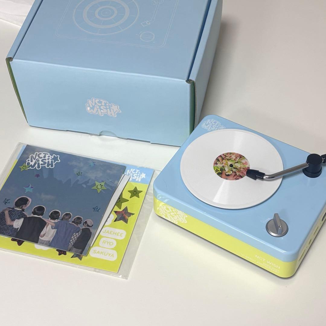 NCT WISH TURNTABLE BLUETOOTH SPEAKER SET - メルカリ