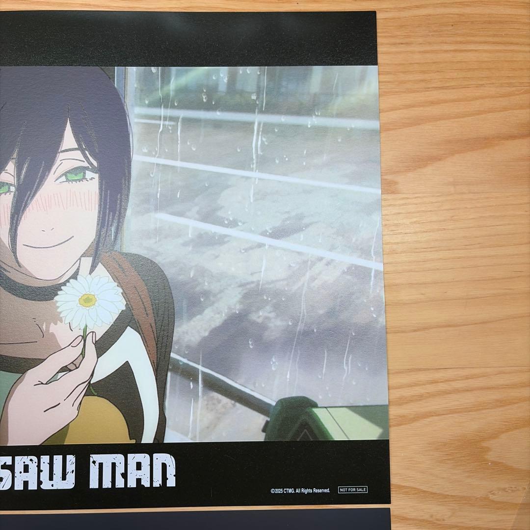 台湾限定 劇場版 チェンソーマン レゼ編 レゼ A3 夜光ポスター　香り付き