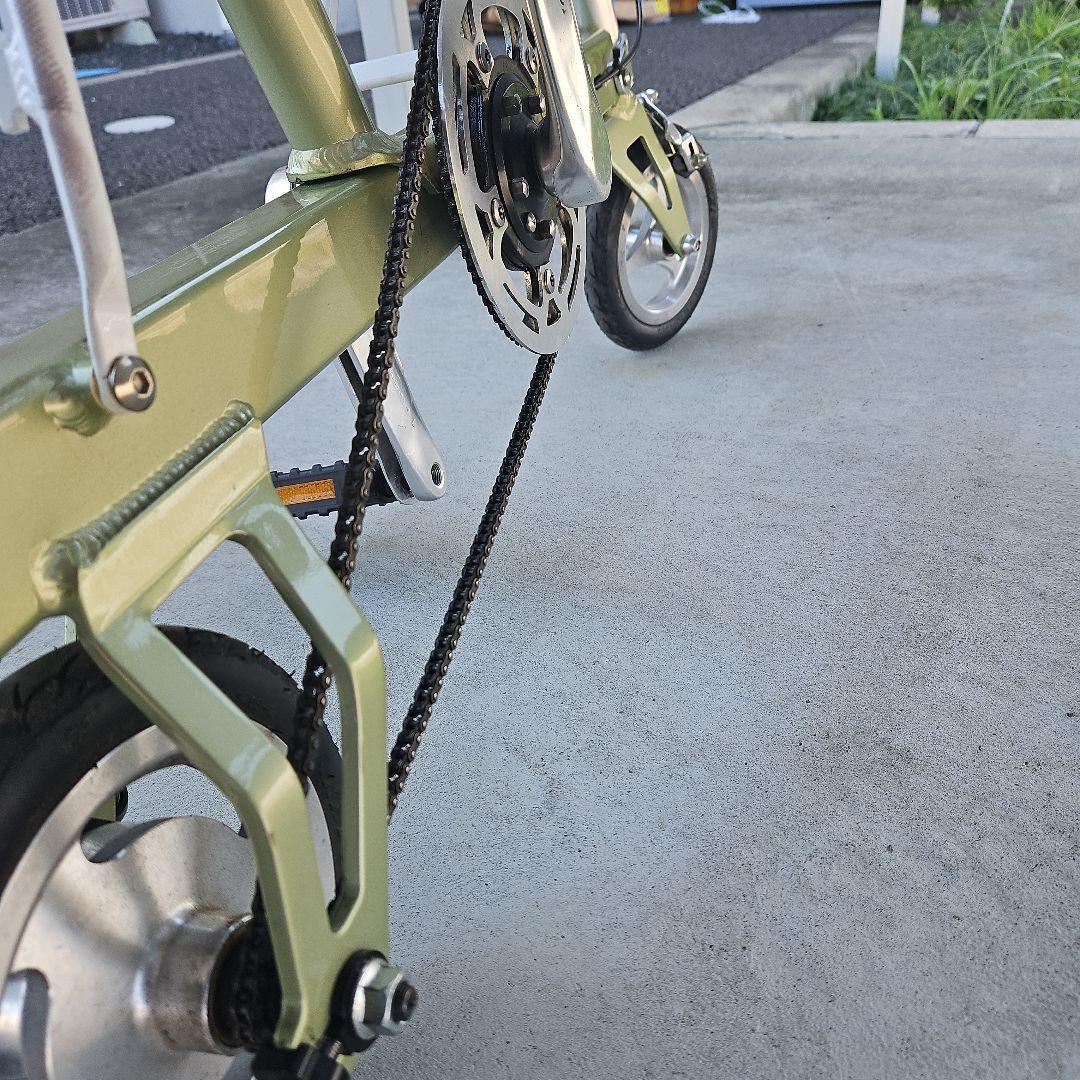 H*T様 激レア！変速機付きCARRY ME 折り畳み自転車 タイヤ ソリッド H