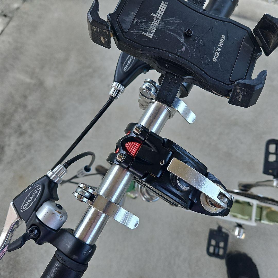 H*T様 激レア！変速機付きCARRY ME 折り畳み自転車 タイヤ ソリッド H