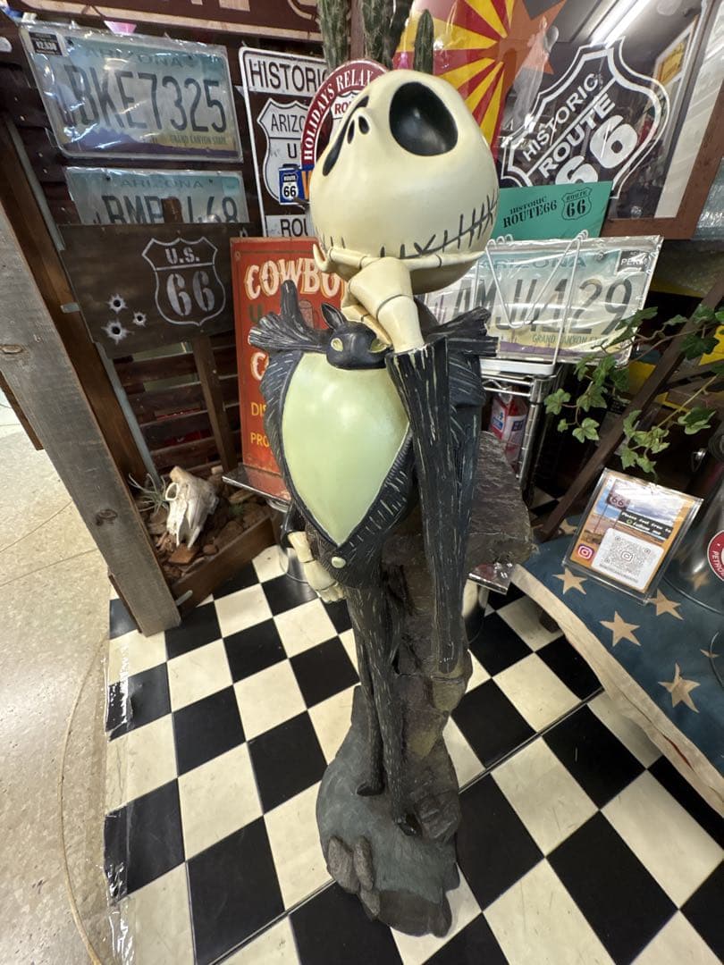 ナイトメアビフォアクリスマス　ジャック・スケリントン 特大フィギュア　71cm