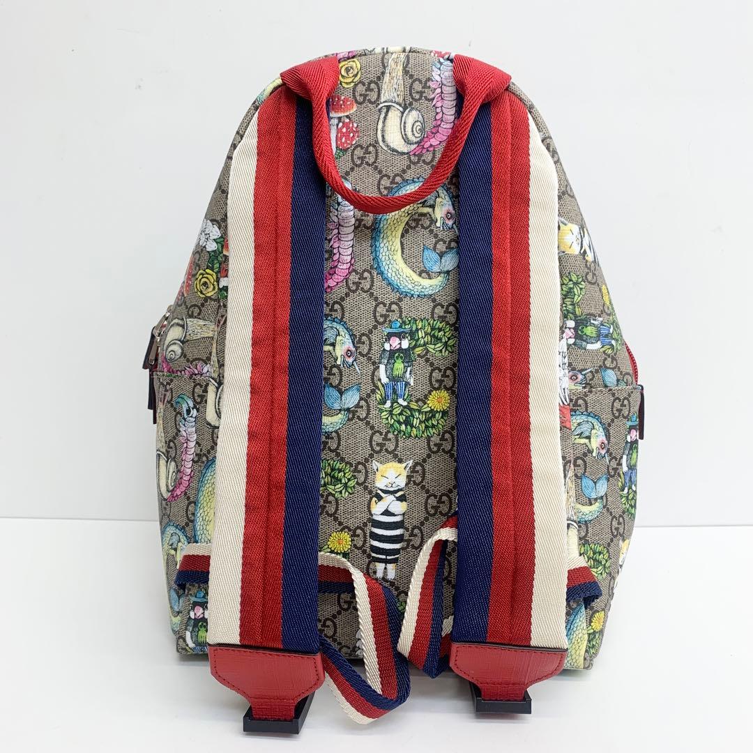 美品 グッチ ヒグチユウコ GGスプリーム バックパック 2408277 - メルカリ