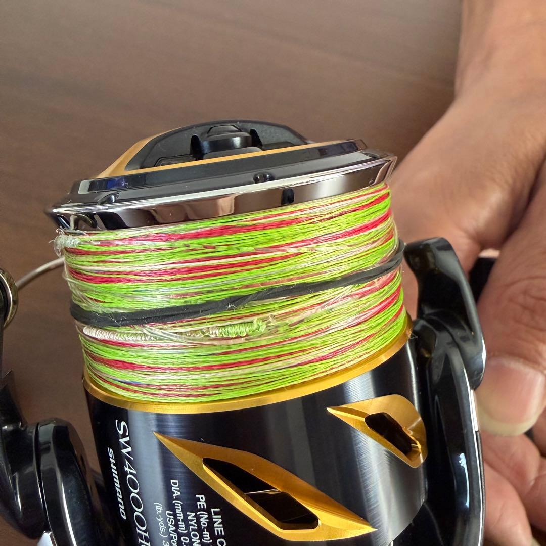 20 ステラ SW4000HG ゴメクサスのリールスタンド付き - メルカリ