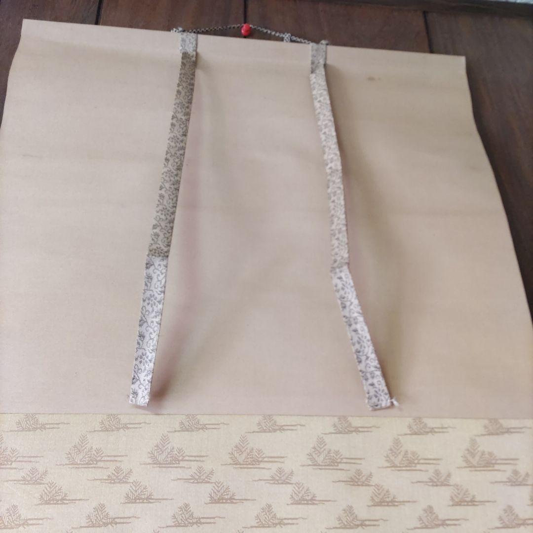 梅に鶯　英鳳　掛軸　Y272