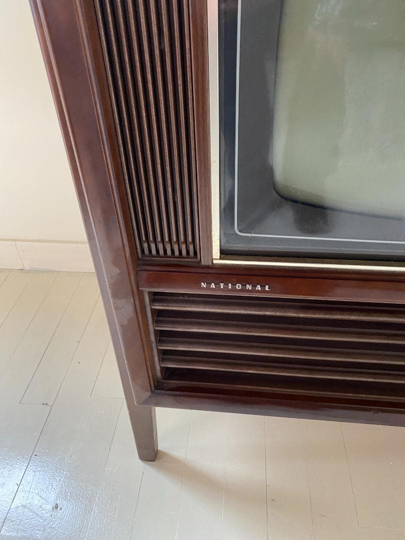 ジャンク品】昭和レトロ パナソニック 家具調テレビ TH-7700 o039