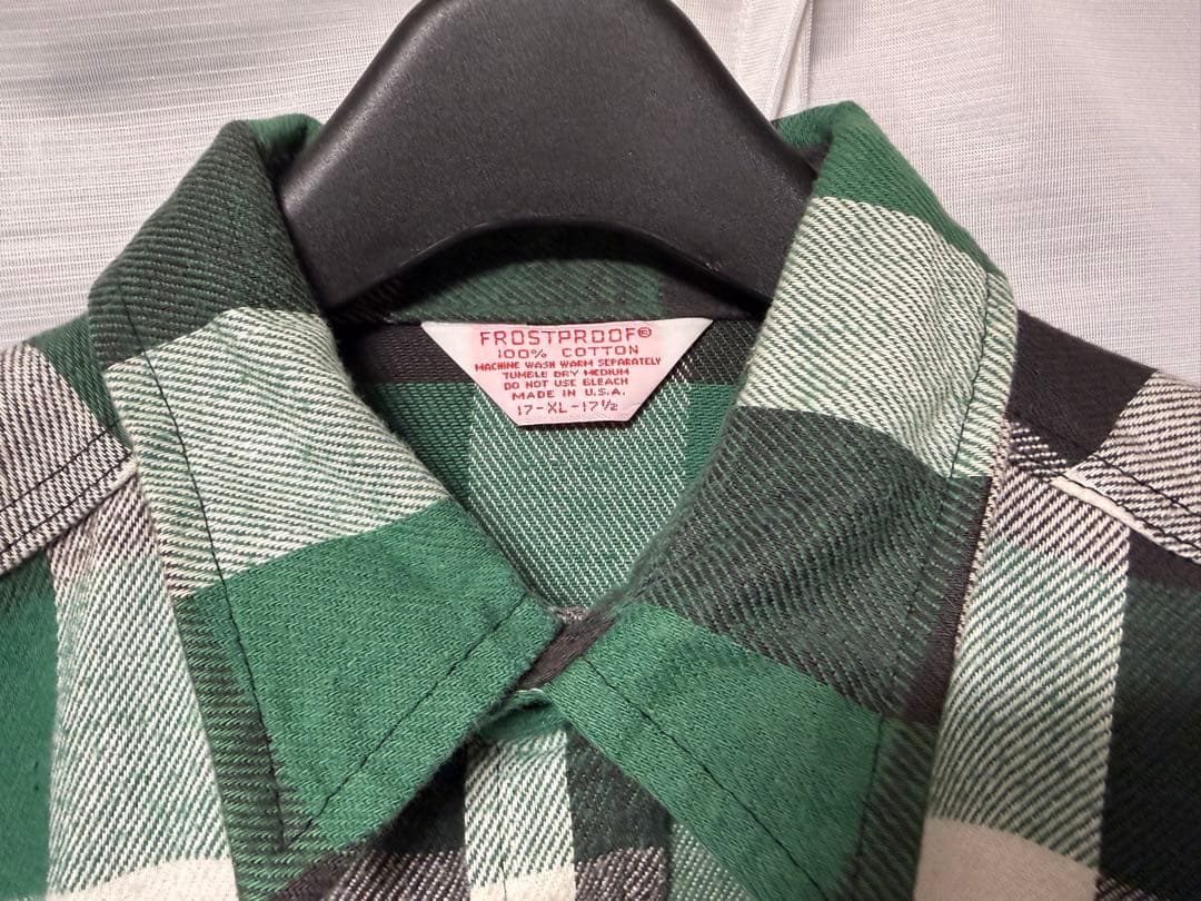 70s FROSTPROOF ネルシャツ USA製 サイズ XL - メルカリ