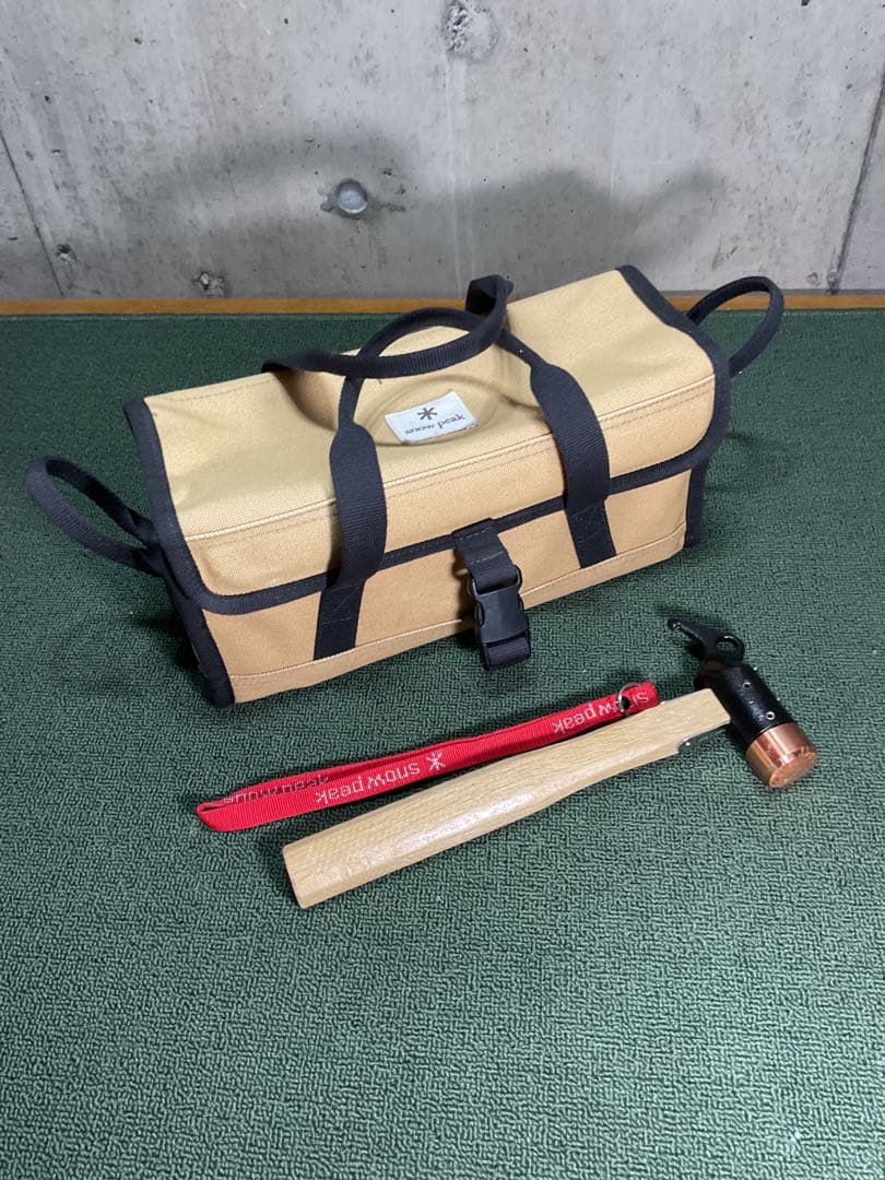 ペグハンマーPRO.C ＆ マルチコンテナ S スノーピーク  peak 購入レビュー】破れる心配なし！スノーピークのマルチコンテナS