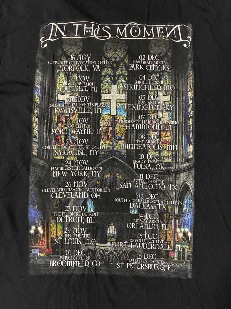 00s IN THIS MOMENTバンドTシャツXLエロTビンテージアートT