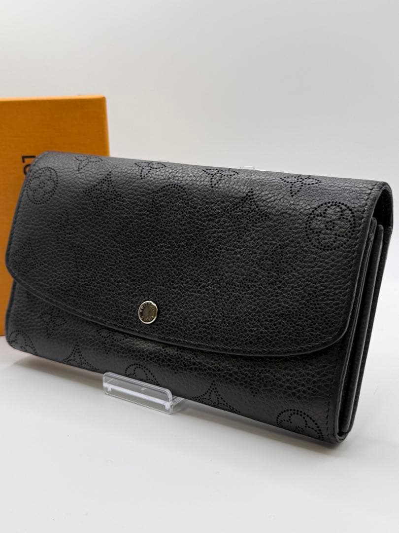 極美品】ルイヴィトン 長財布 モノグラムマヒナ ポルトフォイユイリス