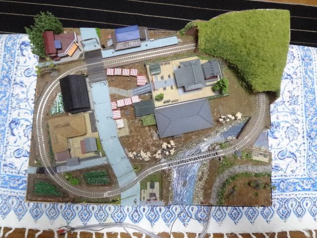 鉄道模型少年時代レイアウト・ジオラマ完成品 サウンドSP家屋台照明付