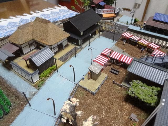 鉄道模型少年時代レイアウト・ジオラマ完成品 サウンドSP家屋台照明付