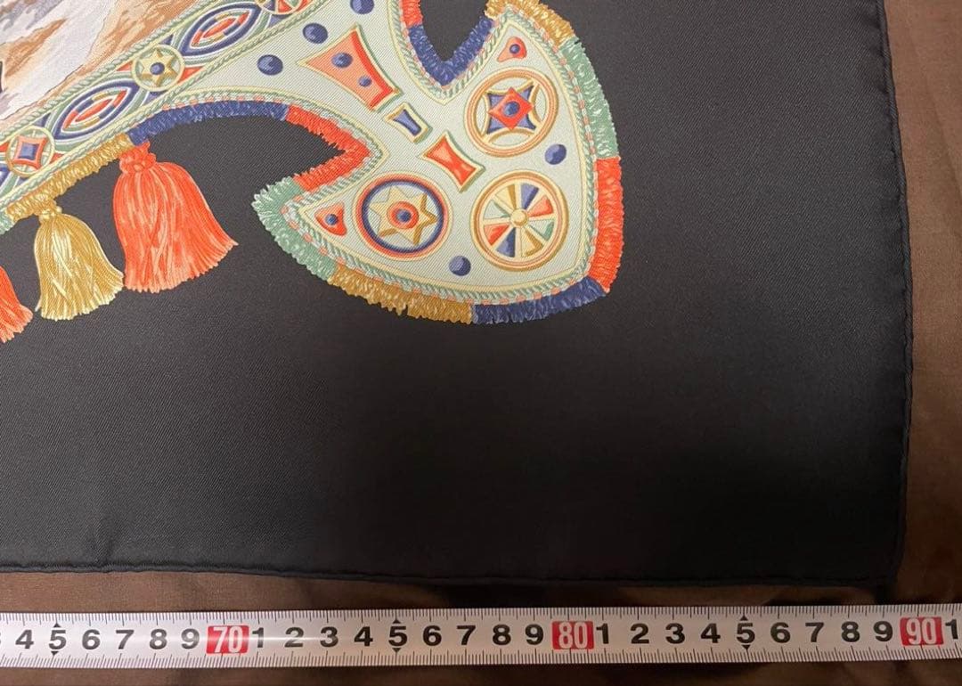 HERMES】エルメス カレ90 CAVALIERS PEULSプール族の騎手 - メルカリ