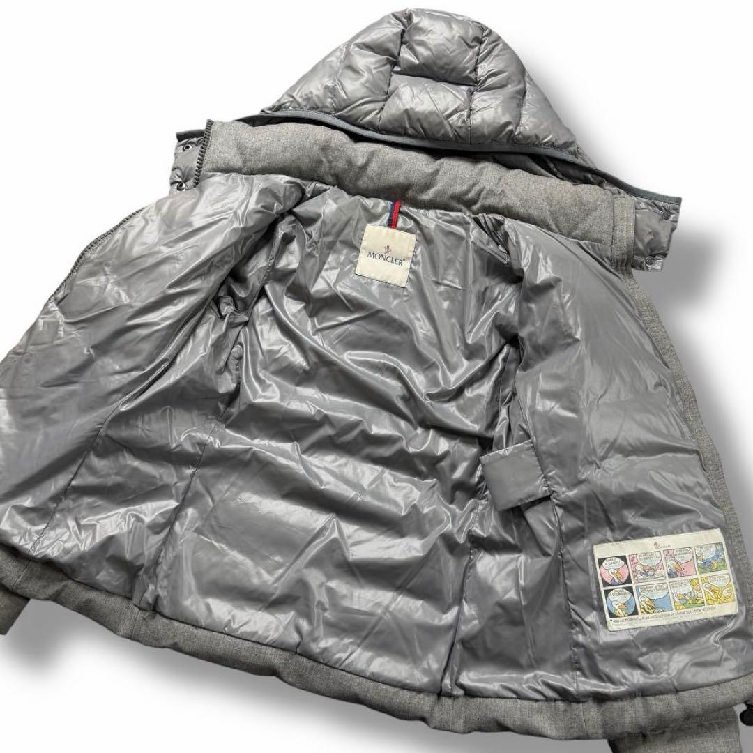 良品 MONCLER ASTERE ロゴ ウール ダウン アウター モンクレール