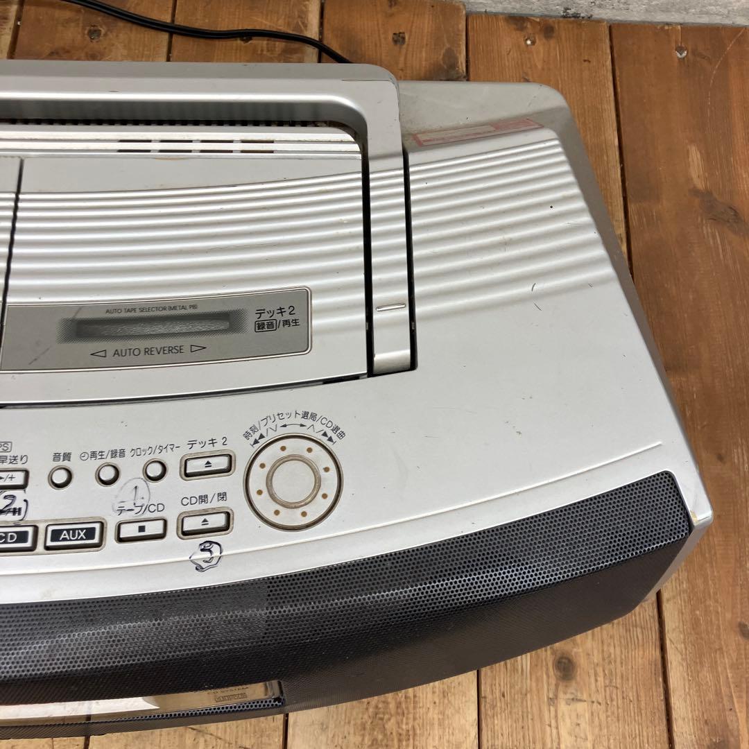 パナソニック プレイバック CDラジカセ ラジオ カセットデッキ RX-ED57