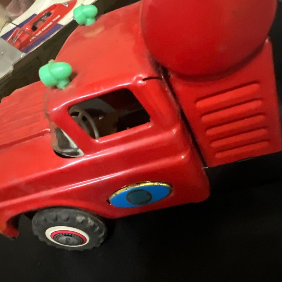 マルサン ブリキ コンクリートミキサー フリクション 昭和レトロ