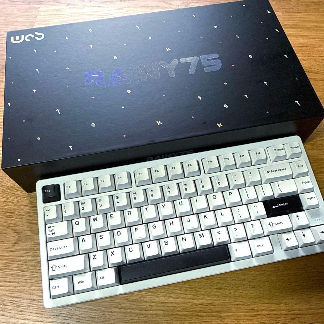 WOBKEY Rainy75 pro luna(シルバー/限定)キーボード - メルカリ