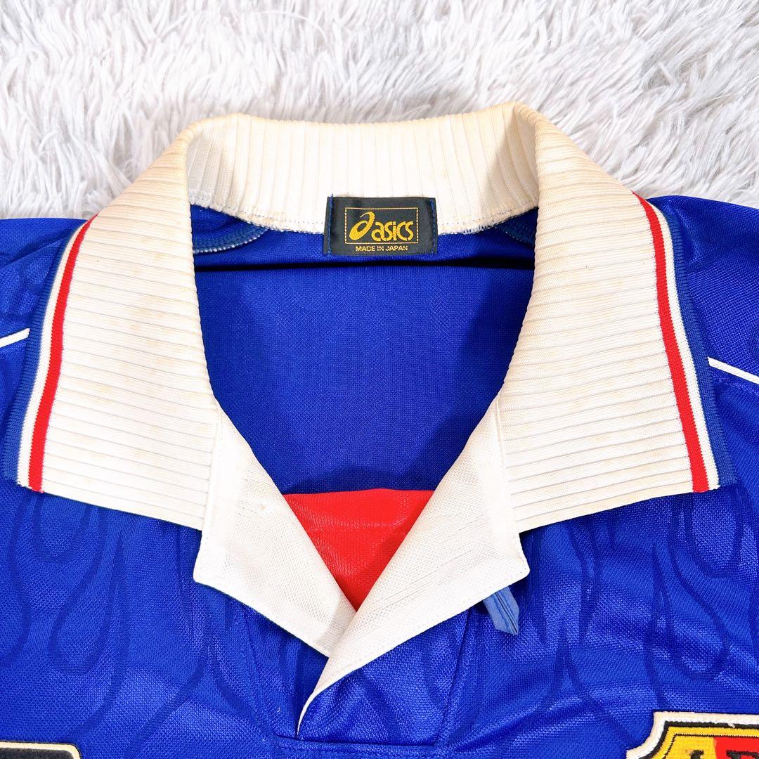 アシックス 日本代表 ユニフォーム フランスW杯 炎モデル 三浦知良
