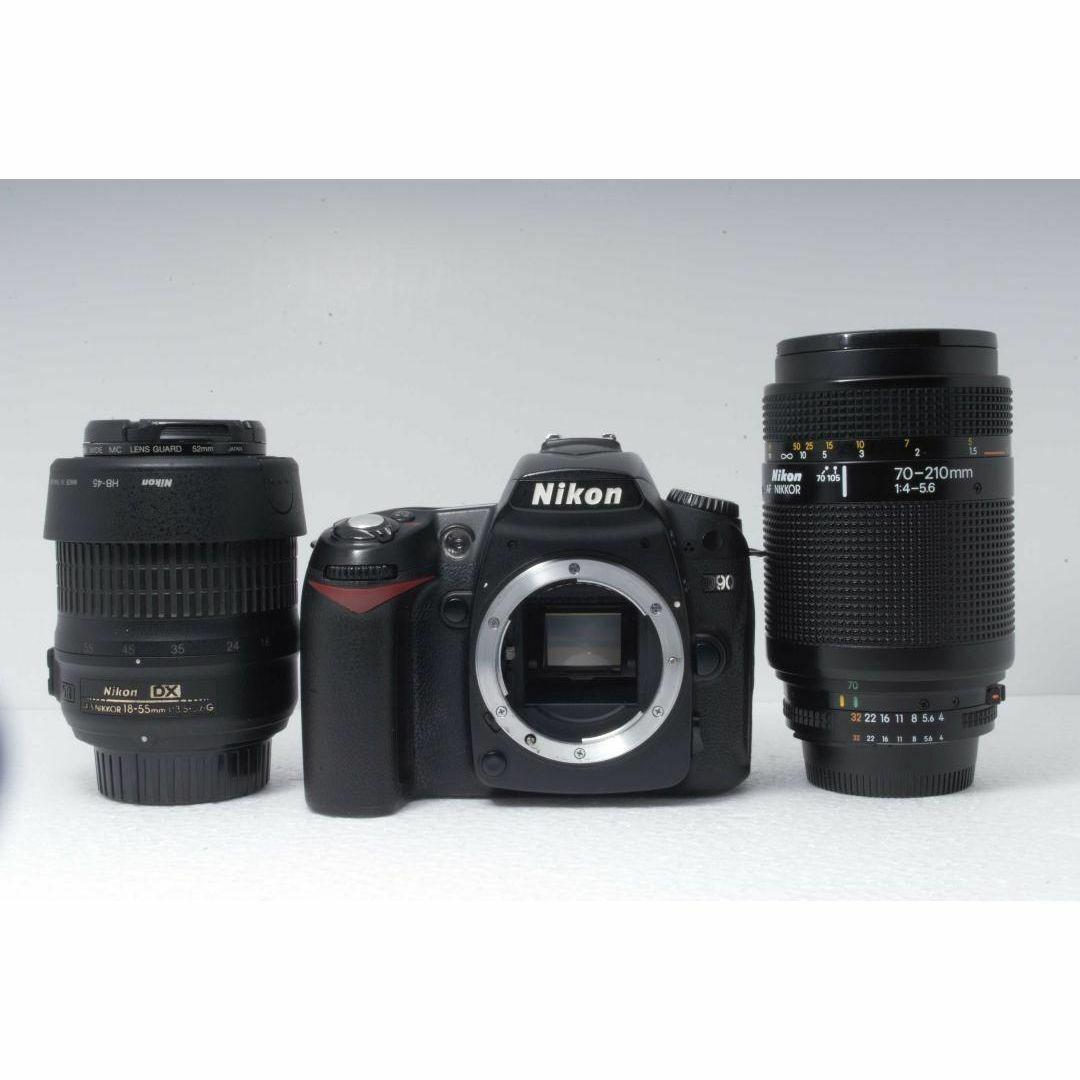 美品】 Nikon D90 ダブルズームセット オススメ一眼レフ 簡単操作