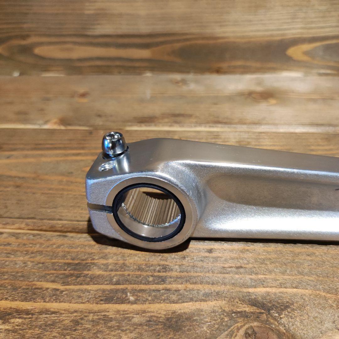 ardently bike ピスト用クランク シルバー 165㎜ 144PCD - メルカリ