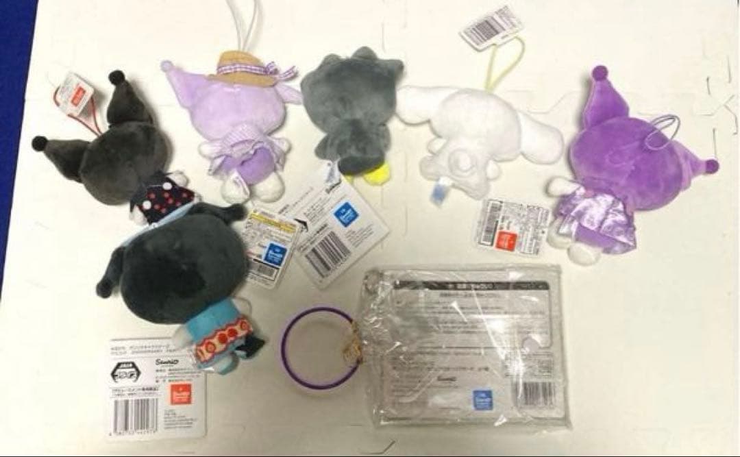 サンリオキャラクターズ　ぬいぐるみ　ジュエリーボックス　クロミ他　バラ売りOK