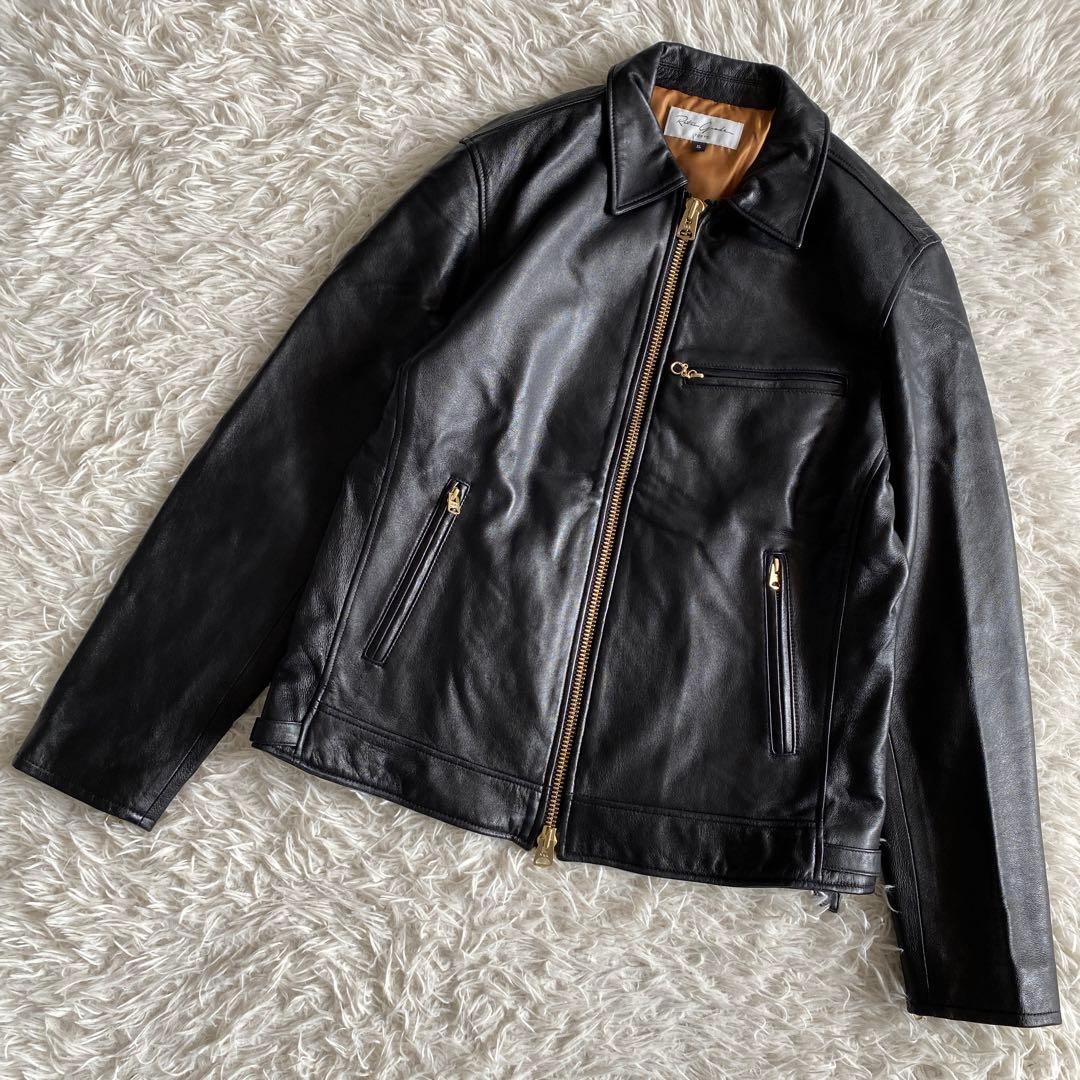 レトログレード シングルライダースジャケット XL レトログレード RETRO GRADE シングルライダースジャケット ラムレザー