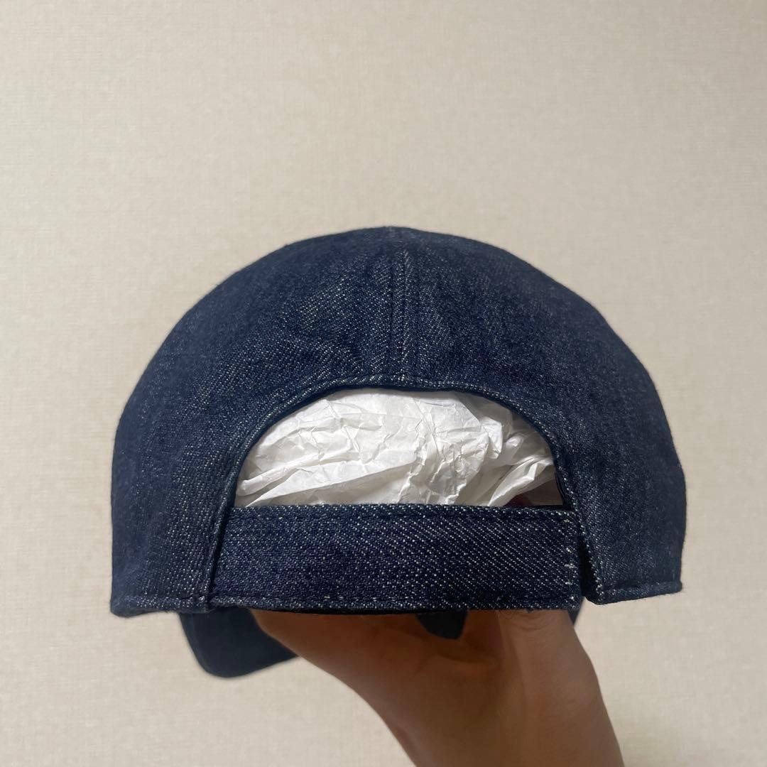 美品PRADA デニムキャップユニセックス
