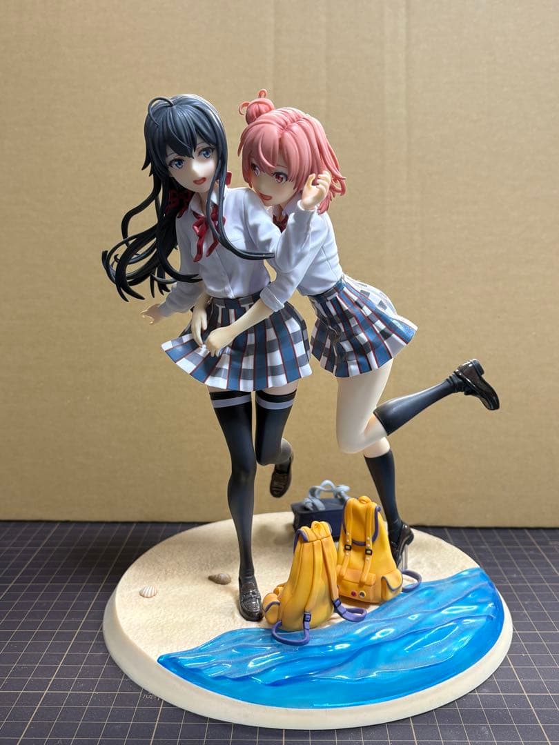 俺ガイル 雪ノ下雪乃＆由比ヶ浜結衣 1/7 フィギュア[渋スク]開封品【箱