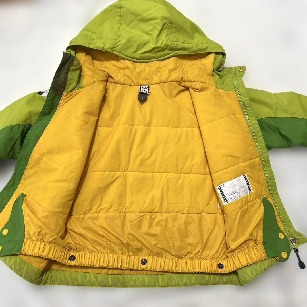 mont-bell 子ども用スキーウェア 110cm 黄緑 - メルカリ