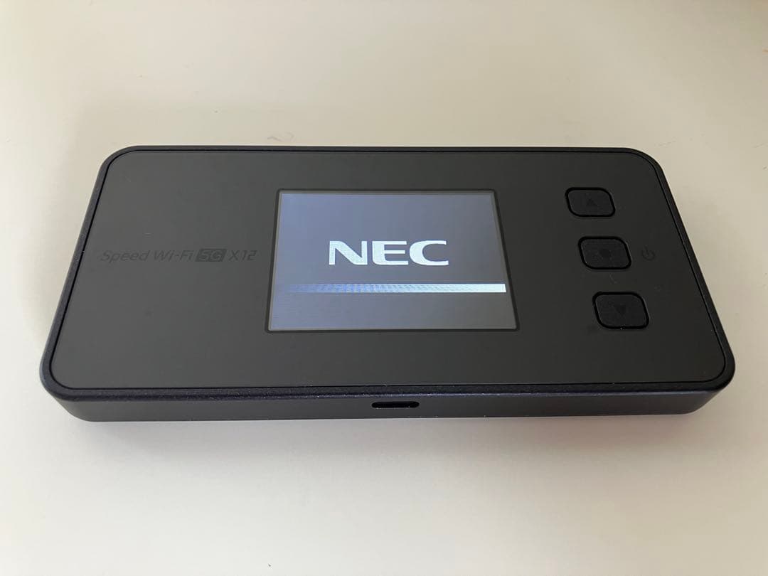 Speed Wi-Fi 5G X12 ブラック KDDI ポケットWi-Fi - メルカリ