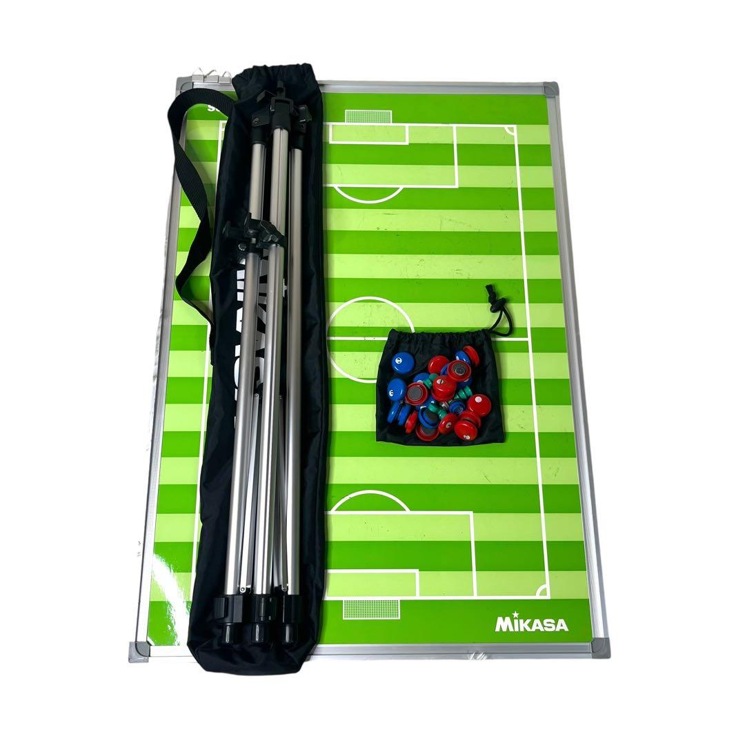 良品】 MIKASA SBFXL サッカー特大作戦盤 三脚付き ホワイトボード