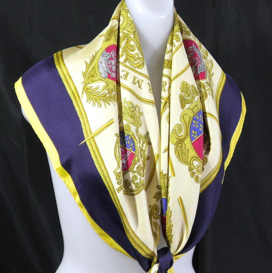 HERMES エルメス 大判スカーフ カレ90 D544 - メルカリ