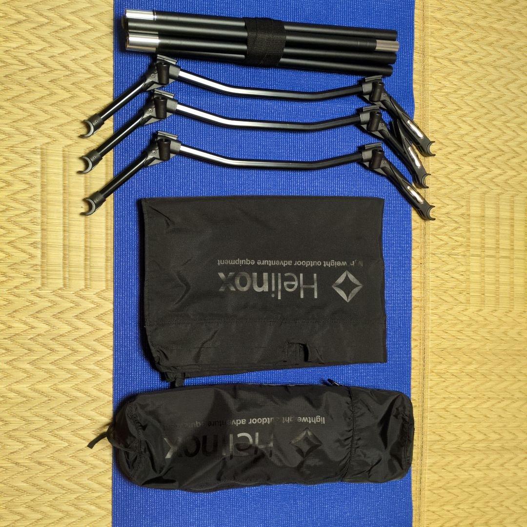【美品】Helinoxコットワンコンバーチブル　ブラックアウト　キャンプコット Cot One Convertible - Blackout Edition – Helinox Japan