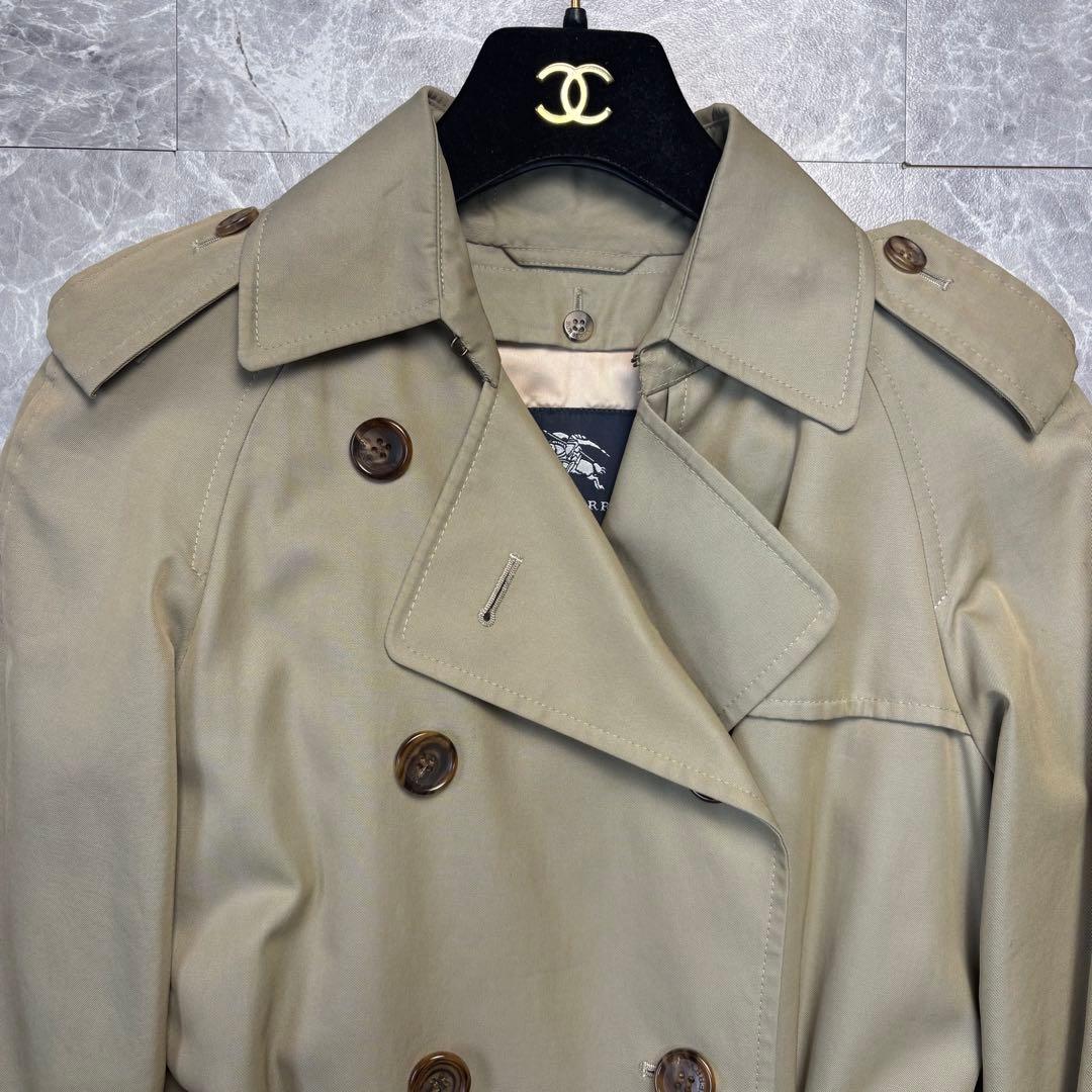 極美品♡バーバリーロンドン トレンチコート ベルト ライナー カーキ L